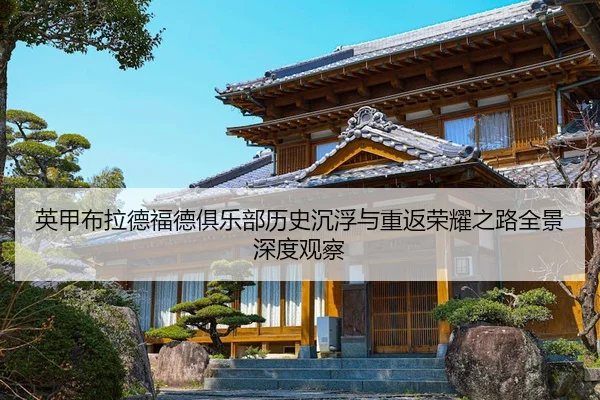 英甲布拉德福德俱乐部历史沉浮与重返荣耀之路全景深度观察